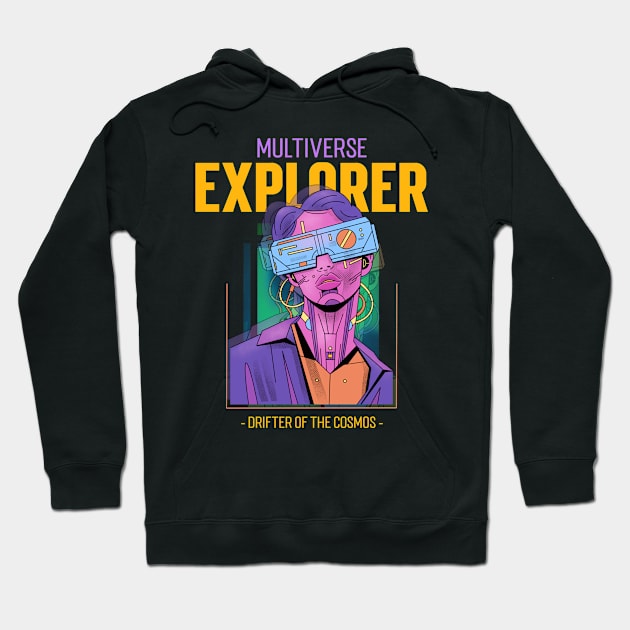"Multiverse Explorer" - 3 of 6 Hoodie by The Multiverse Marketplace